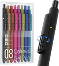 RetroColor Gel Pens - Pack of 8