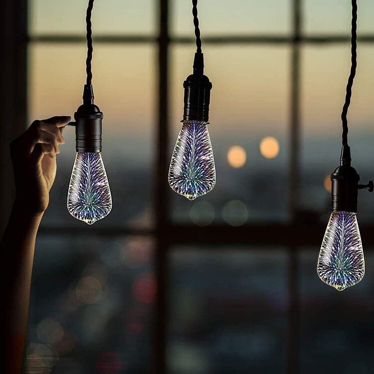 Chromatic Galaxy Glow LED Bulb – Magic 3D Accent Light