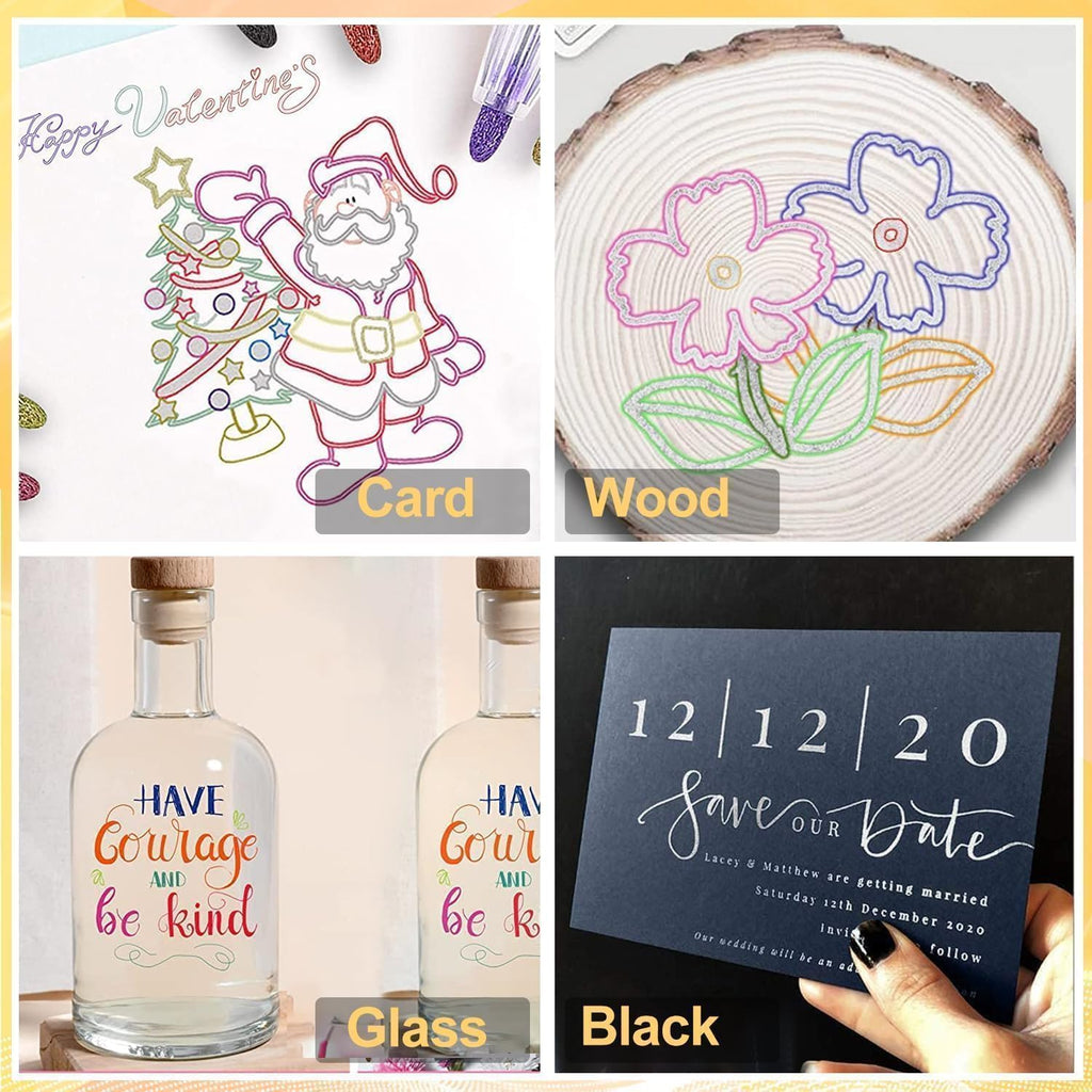 Outline Magic Markers - Pack of 12
