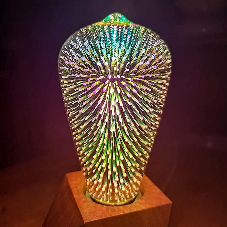 Chromatic Galaxy Glow LED Bulb – Magic 3D Accent Light