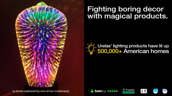 3D Illusion Bulb · ST64 Fireworks LED