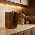 Book-Style Wooden Chopping Board Set